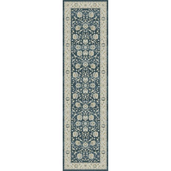 Concord Global 2 ft. x 7 ft. 3 in. Kashan Mahal - Green 28252